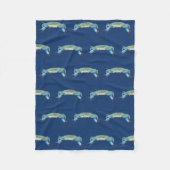 Krabbe Fleecedecke (Vorderseite)