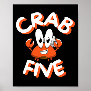 Krabbe Fünf  Poster