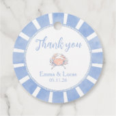 Krabbe Geschenkanhänger (Rückseite)