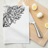 Krabbe Geschirrtuch (Viertel Falte)