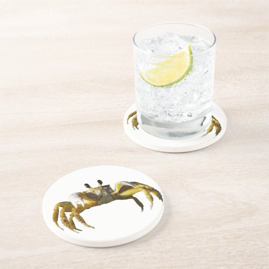 Krabbe Getränkeuntersetzer (Seite)