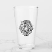 Krabbe Glas (Vorderseite)