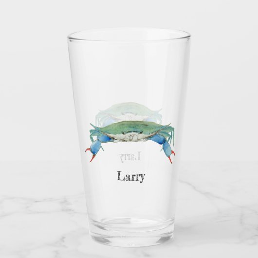 Krabbe Glas (Vorderseite)