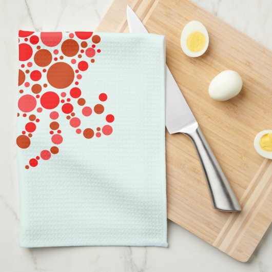 Krabbe in Dosen Geschirrtuch (Viertel Falte)