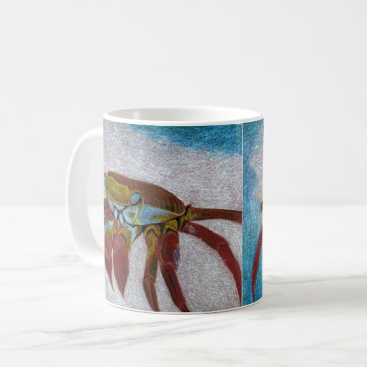 Krabbe Kaffeetasse (Vorderseite Links)