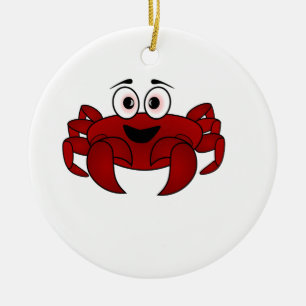 Krabbe Keramik Ornament