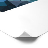 Krabbe, Krustentierkunst für Naturliebhaber Poster (Ecke)