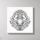 Krabbe Leinwanddruck (Vorderseite)