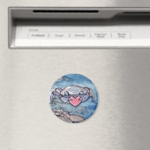 Krabbe mit Herz Magnet (In Situ (Geschirrspüler))