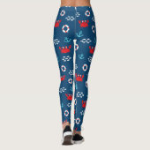 Krabbe mit Lifebuoy Leggings (Rückseite)