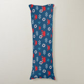 Krabbe mit Lifebuoy Seitenschläferkissen (Vorderseite Vertikal)