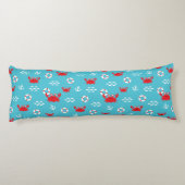 Krabbe mit Lifebuoy Seitenschläferkissen (Rückseite)