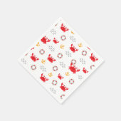 Krabbe mit Lifebuoy Serviette (Ecke)