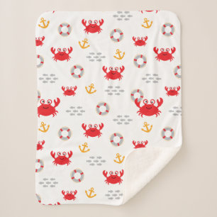 Krabbe mit Lifebuoy Sherpadecke