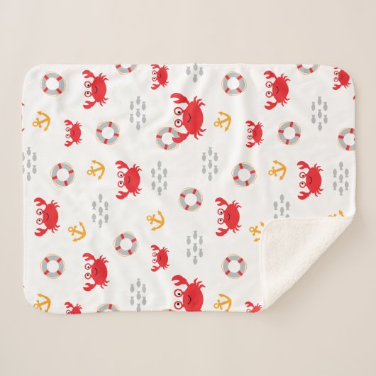 Krabbe mit Lifebuoy Sherpadecke (Vorderseite (Horizontal))