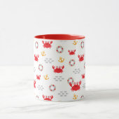 Krabbe mit Lifebuoy Tasse (Zentrum)