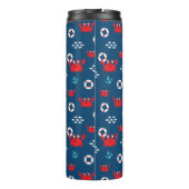 Krabbe mit Lifebuoy Thermosbecher (Rückseite)