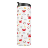 Krabbe mit Lifebuoy Thermosbecher (Nach rechts gedreht)