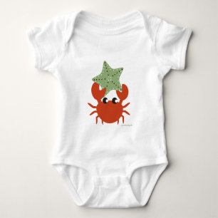 Krabbe mit Starfish Shirt