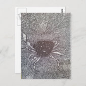 Krabbe Postkarte (Vorne/Hinten)
