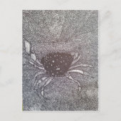 Krabbe Postkarte (Vorderseite)