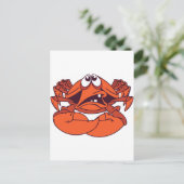 Krabbe Postkarte (Stehend Vorderseite)