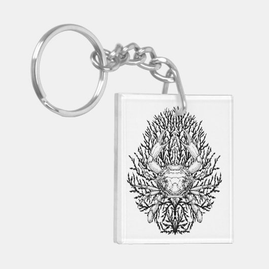 Krabbe Schlüsselanhänger (Vorderseite links)