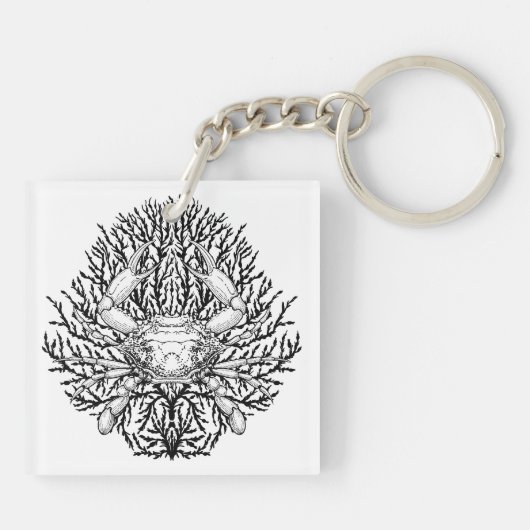 Krabbe Schlüsselanhänger (Rückseite)