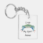 Krabbe Schlüsselanhänger (Vorderseite links)