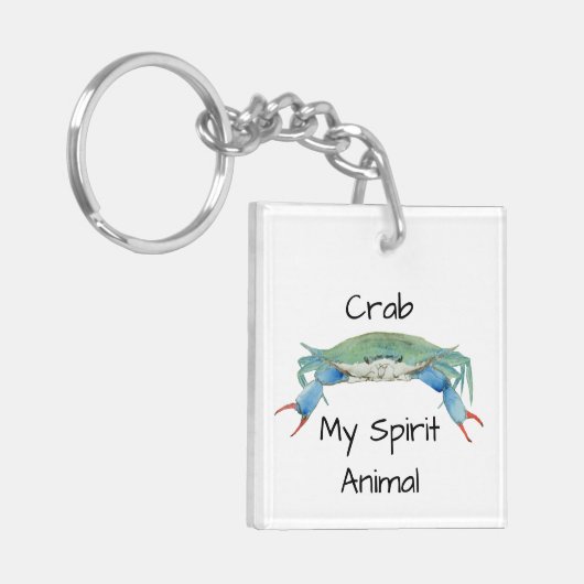 Krabbe Schlüsselanhänger (Vorderseite links)