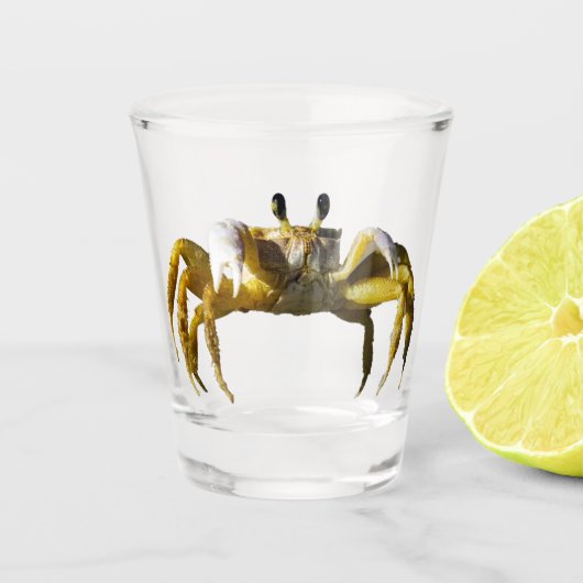 Krabbe Schnapsglas (Vorderseite)