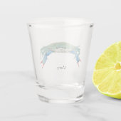 Krabbe Schnapsglas (Rückseite)