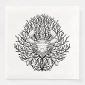 Krabbe Serviette (Vorderseite)