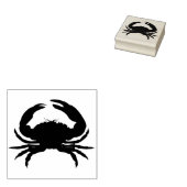 Krabbe Silhouette Briefmarke Gummistempel (Stempel)