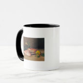 Krabbe und rote Meeräsche Tasse (Vorderseite Links)