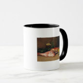 Krabbe und rote Meeräsche Tasse (VorderseiteRechts)
