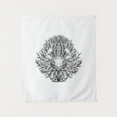 Krabbe Wandteppich (Vorderseite)