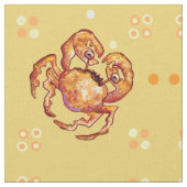 Krabben am Strand Stoff (Nahaufnahme)