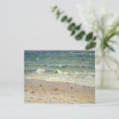 Krabben am Strand von D. Howard Hitchcock Postkarte (Stehend Vorderseite)