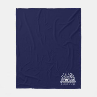 Krabben an der Ecke der Shore-Logo Fleece Blanket