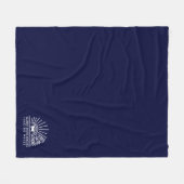 Krabben an der Ecke der Shore-Logo Fleece Blanket (Vorderseite (Horizontal))