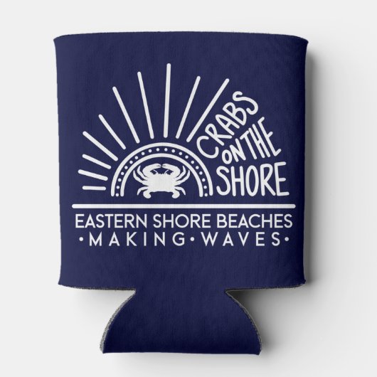 Krabben an der Küste Dosenkühler (Rückseite)