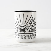 Krabben an der Shore Coffee Tasse (Mittel)