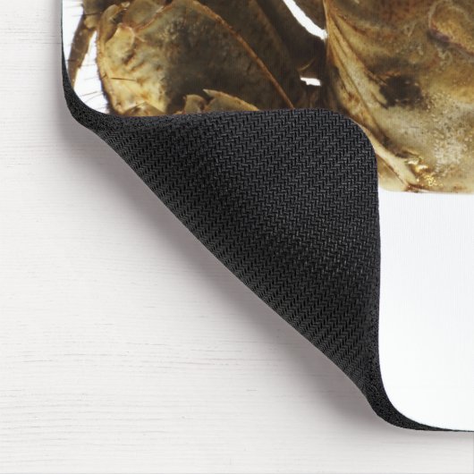 Krabben auf weißem Hintergrund Mousepad (Ecke)