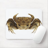 Krabben auf weißem Hintergrund Mousepad (Mit Mouse)