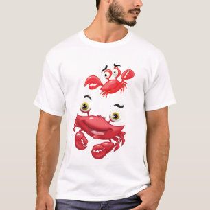 Krabben aus Cartoon T-Shirt