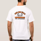 "Krabben?" - CrabManWillie T-Shirt (Rückseite)