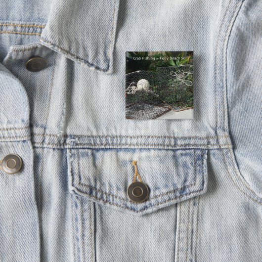 Krabben-Fischen Button (Beispiel)