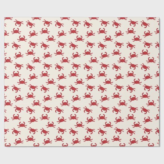 Krabben Geschenkpapier (Flach)