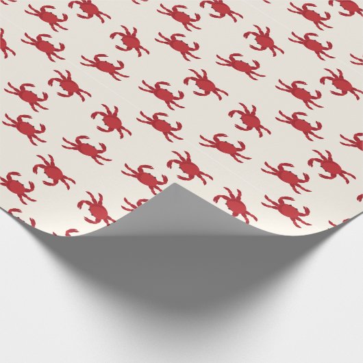 Krabben Geschenkpapier (Ecke)